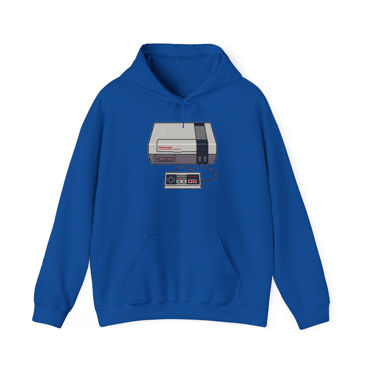Retro Game Console Hoodie — Vintage NES Illustration Pullover